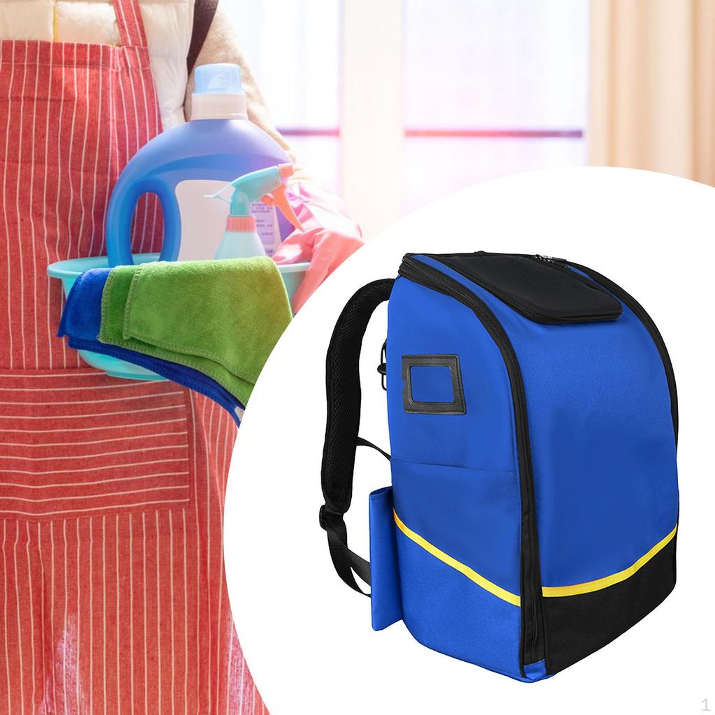 Cleaning Backpack Bag Supply Tote Supplies for Housekeeping
