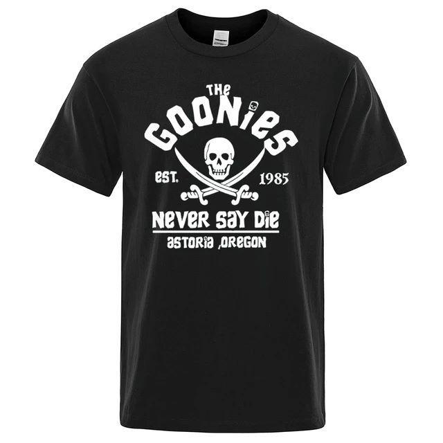 

Унисекс футболка в стиле хип-хоп с флагом пиратов Орегона «Никогда не сдавайся» – Хлопок, Дышащая, Короткий рукав XXXL чёрный