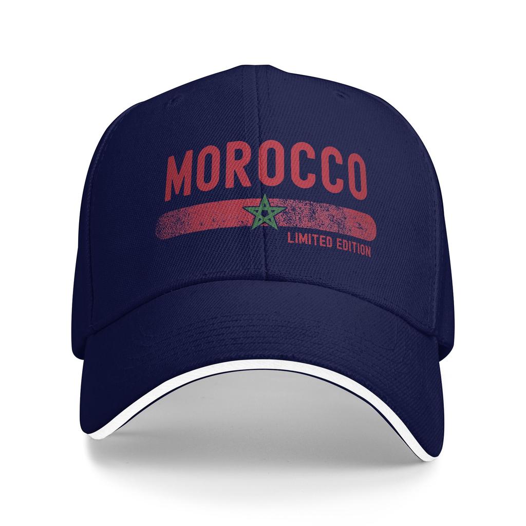 Spring Casual Baseball Cap Morocco Flag Camping Hip Hop Hats For Unisex Unisex Hot Sale  Fashion Baseball Caps