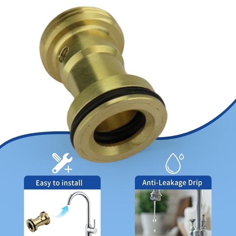Multipurpose RP33794 Slip On Diverters Tub Spout Adapters Crafted from Zinc Alloy Materials for Leakproof Daily Use