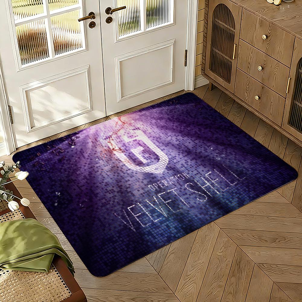 Tom C-Clancys R-Rainbow Six Siege Game Floor Mat Soft Thickened Non-Slip Bedroom Living Room Door Mat Home Decor Flannel Rugs