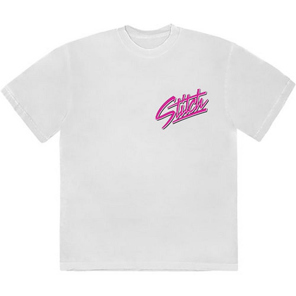 Lilo & Stitch Unisex Adult Surf Back Print T-Shirt