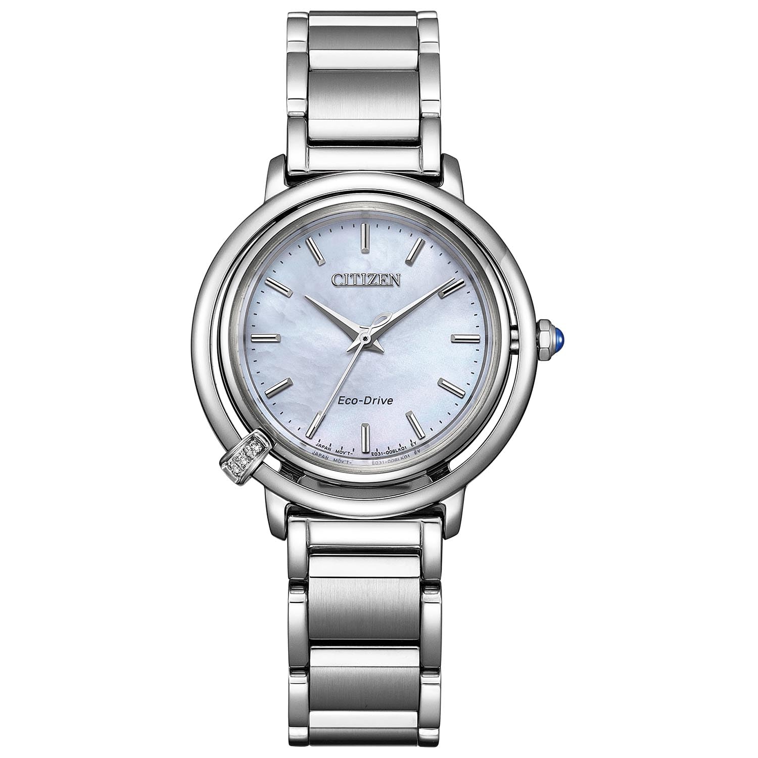 

Citizen Eco-Drive Watch EM1090-60D White ARCLY Collection