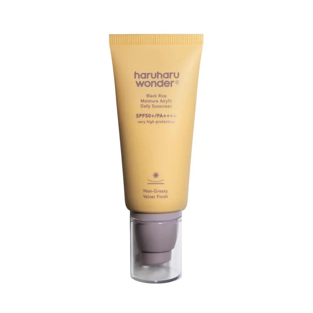Haruharu Wonder Sun Cream BLACK RICE Moisture Airy Fit SPF50+, 50ml
