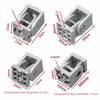 Sliding Base Pivot Joint Connector Right Angle Connector  Industrial Aluminum Profile