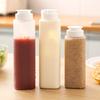 PE Condiment Squeeze Bottles Ketchup Salad Sauces Dispenser with Lid Soy Seasoning Oil Bottle Multifunctional Kitchen Supplies