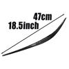2Pcs Car Headlight Head Lamp Eyebrow Headlight Cover Trim Sticker for BMW 3 Series G20 G28 320i 330i Sedan   -