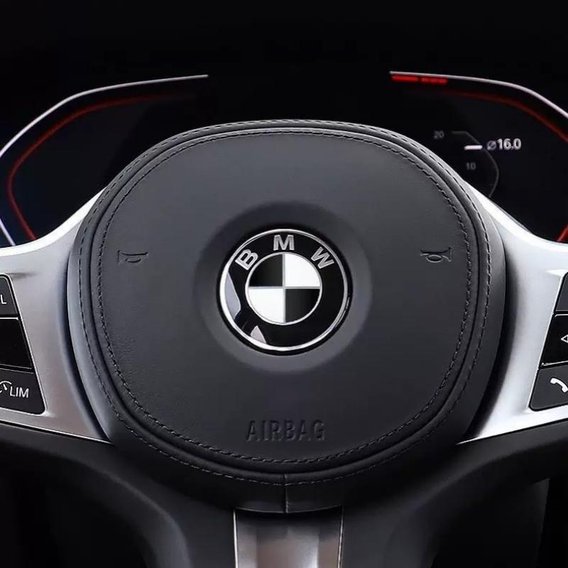 45MM Auto Lenkrad Abzeichen Emblem Aufkleber Auto Styling Für BMW 1 3 5 7 Serie M Performance M3 M5 F01 F20 F10 F13 F16 F34 E84