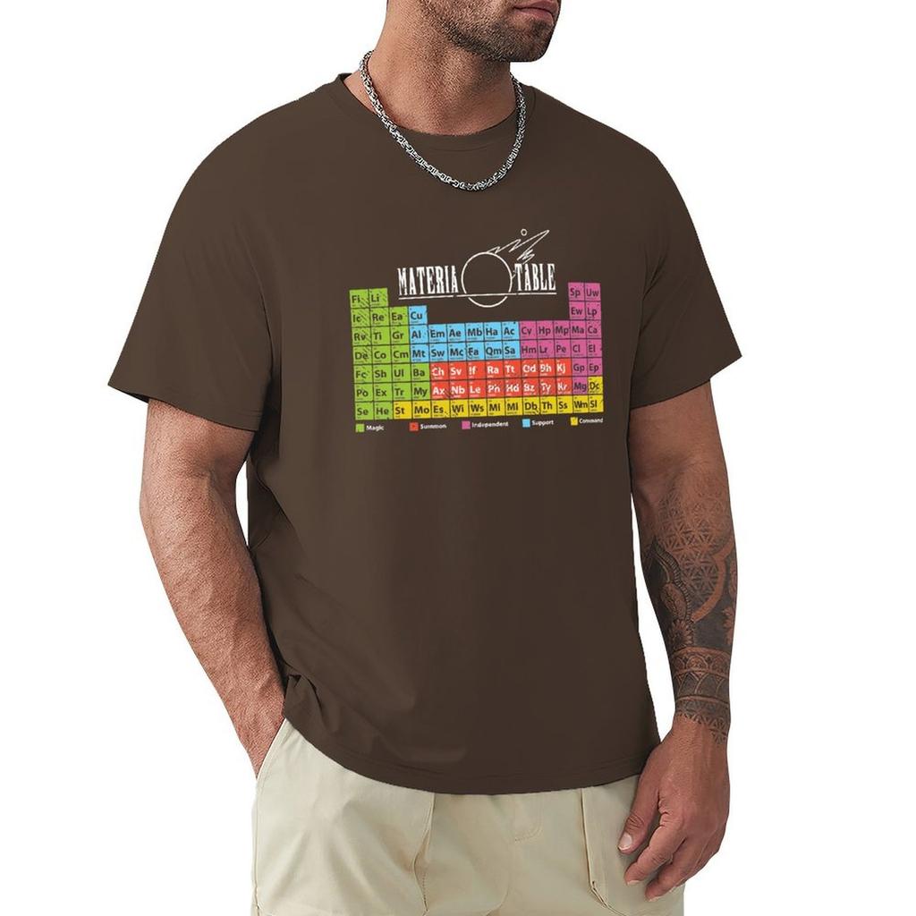 Materia Table T-Shirt Graphic Shirts Cute Tops Graphics Men Graphic T Shirts