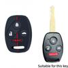 Silicone Car Key Case Cover For HONDA Accord CRV Pilot Civic 2003 2007 2008 2009 2010 2011 2012 2013