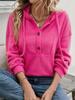 Fall/Winter Hooded Padded Long Sleeve Sweatshirt Top