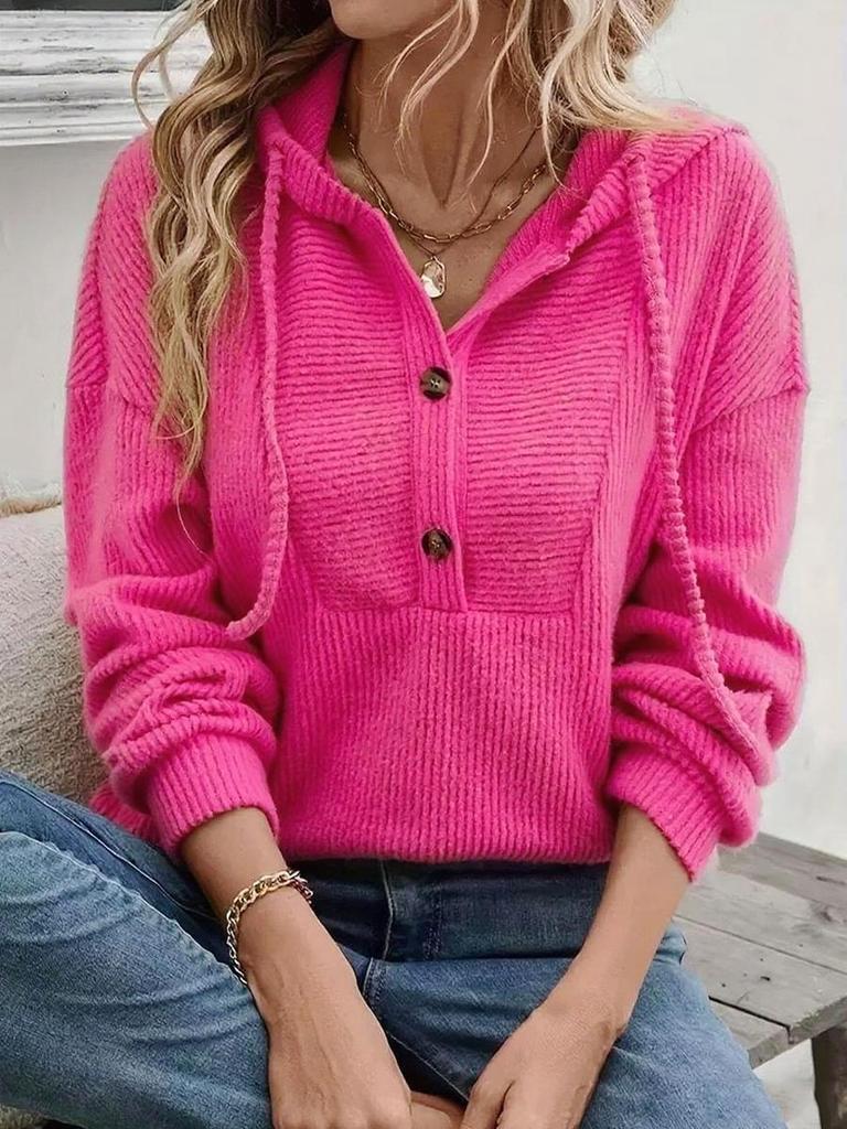 Fall/Winter Hooded Padded Long Sleeve Sweatshirt Top