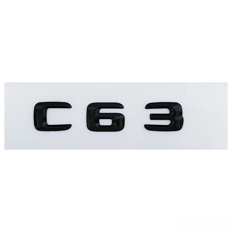 

ABS Car Rear Trunk Emblem Sticker Letter Decal for Mercedes benz C63 A45 E320L E350L S400L A220L ML350 GLS450 CLA260 Accessories