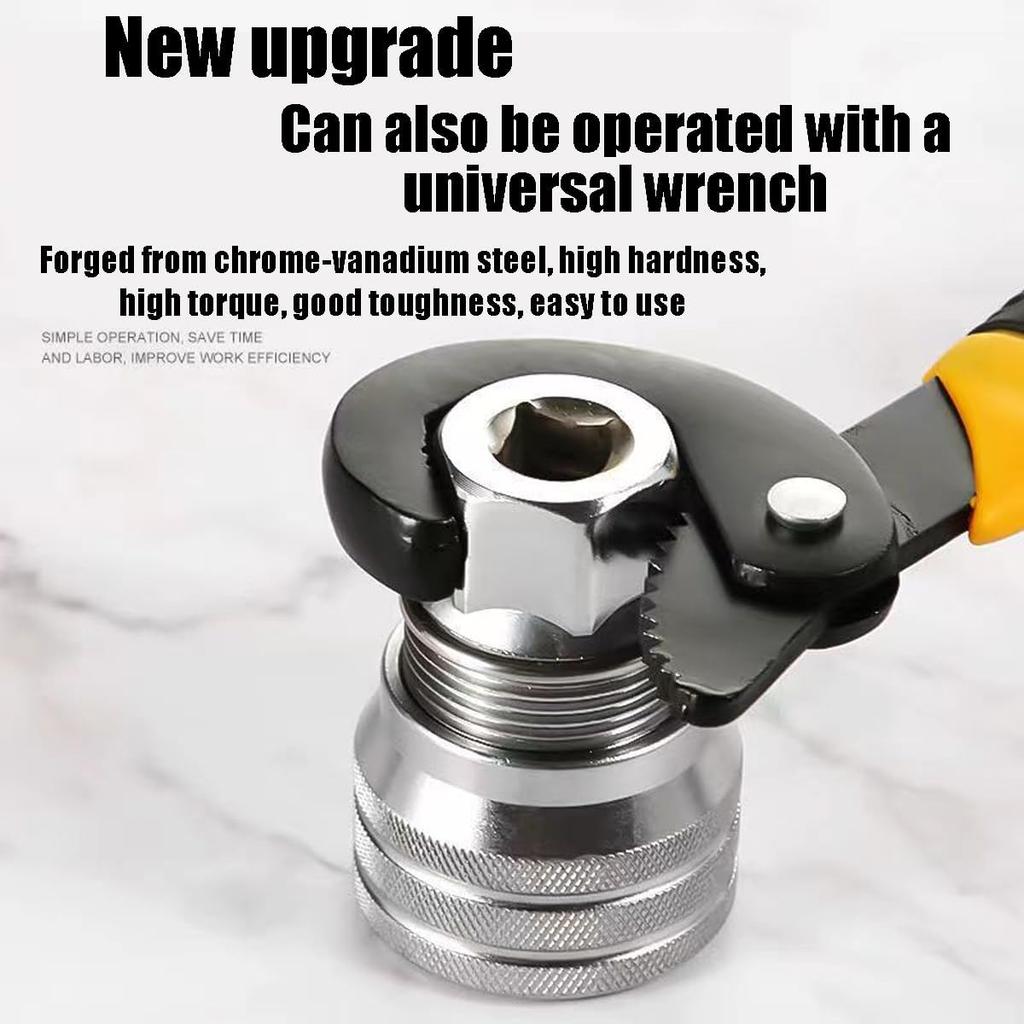 Multi-Function Universal Socket Wrench Tool - Universal Maintenance Tool, 10mm-19mm Adjustable Universal Socket Wrench, Universal Socket Tool for