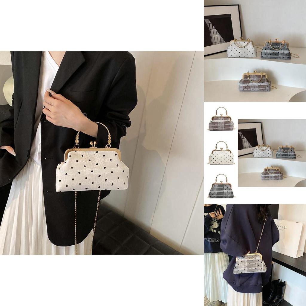 Modische Retro-Stil Damen PU-Leder Handtasche Klassisches Muschelschalen-Form Design