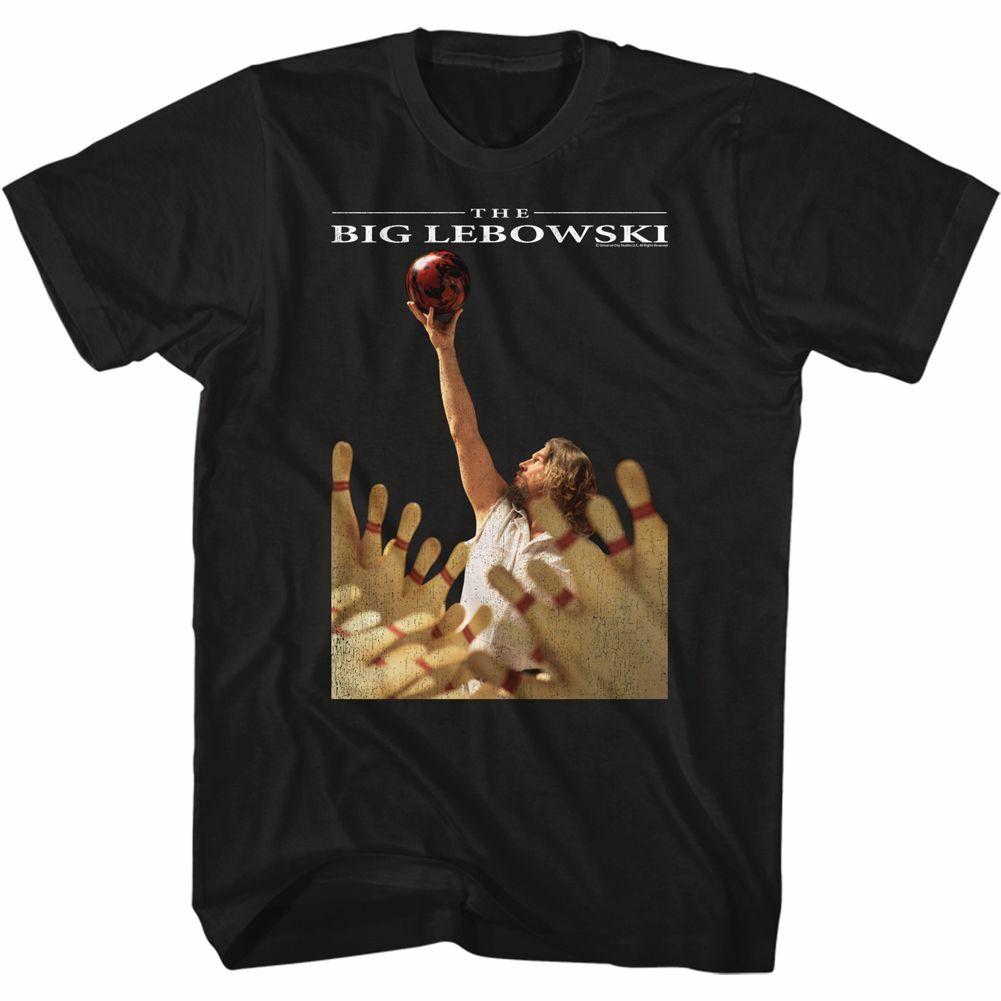 The Big Lebowski Ball Lift Black T-Shirt L