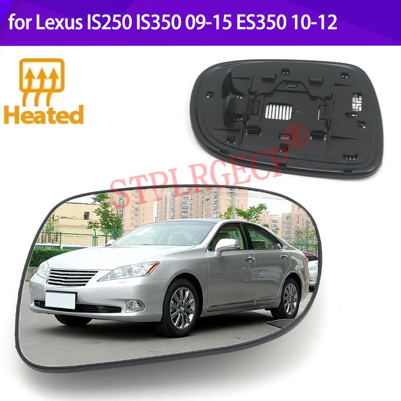 Passenger Side Driver Side Left or Right Door Side Heated Wing Mirror Glass Lens for Lexus IS250 IS350 09-15 ES350 10-12 LHD