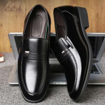 Fashion Official Legitimate Leather Business Dress Shoes Man Elegant and Classic Party Clothing Suit New 2024 Trend Social Shoe for Men