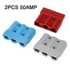 2pcs 50A 3 Pin For Anderson Plug Connectors DC Power Solar Caravan Motorcycle Socket Battery Charging Adapter Accessories