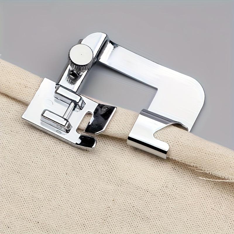 1pc of Household Multifunctional Sewing Machine Accessory with Edge Wrapping Roller Presser Foot (compatible with 6/8 Series Models)
