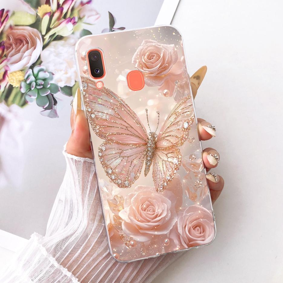 For Samsung Galaxy A20 A20e A20s Case Cute Lion Fashion Painted Cover Soft Silicone Case For Samsung A20 A 20 s Galaxy A20e Bags