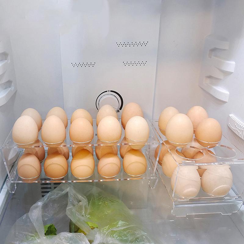 6/10 Holes Egg Storage Container Refrigerator Holder Display Organisers