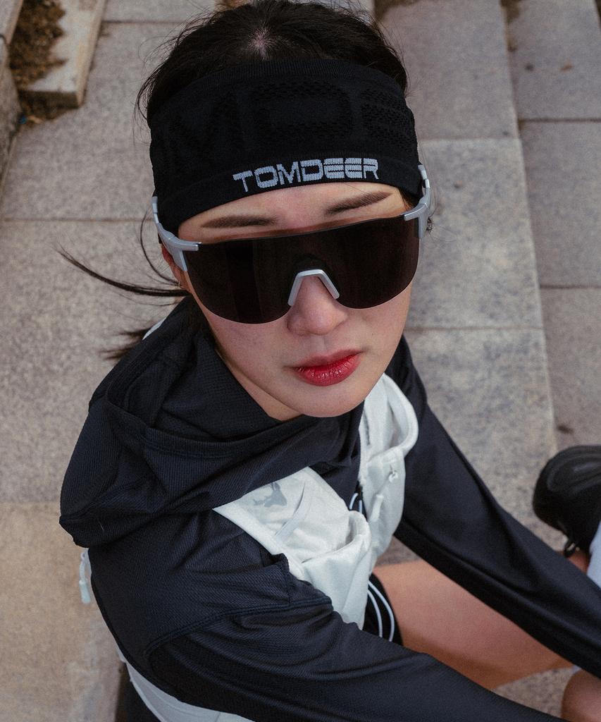 Tomdieo Custom Fit Photochromic Ultralight Sports Running Cycling Golf Goggles