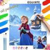 Frozen Anna Oil Painting Art Set Handmade Diy Gift Home Decoration