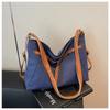 Canvas commuter tote bag women's large-capacity new spring and summer shoulder messenger bag three-purpose backpack