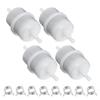 4pcs Engines Fuel Filter With 8pcs Clips For  24 050 13-S1/24 050 02-S/24 050 10-S1 For CH Serie For Kohler= CH20 CH20S Trimmer