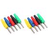 2 Set U23 4mm Single Needle Banana Plug Red Yellow Blue Green Black for Electric Power Test Parts