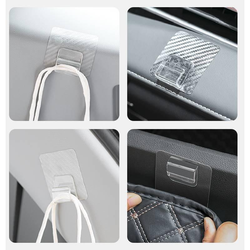 Foot Mat Vehicle Fixing Clips With Strong Adhesive And Detachable Tool Hooks
