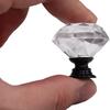 Good-24PCS DIY Crystal Epoxy Resin Drawer Knob Base, Drawer Handle Accessories, DIY Resin Handle Alloy Base In Bulk