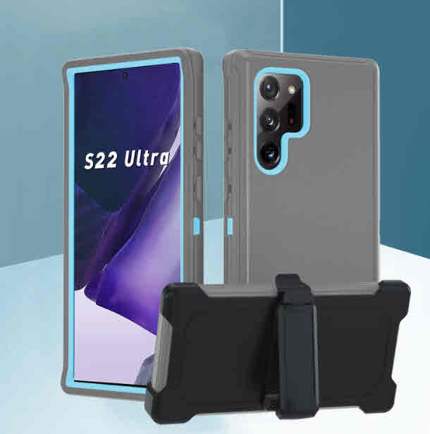 Shockproof Phone Case Colorful Series Multi Color for Samsung Galaxy S22 Ultra Mobile Phone case