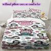 Cute animals surfing Pattern Bedding,Quilt Set Quilt Cover Pillowcase Home Birthday Gift (1*duvet cover+2*pillowcase,without core)