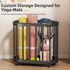 Movable Dirty Clothes Basket Moisture-proof Yoga Mat Storage Basket Laundry Basket  Home Use