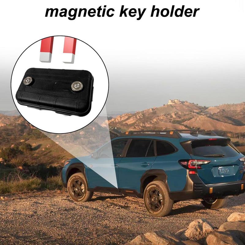 Suporturi magnetice pentru chei sub mașină, ascunde chei magnetice, cutie pentru depozitarea cheilor în interior și în aer liber, impermeabil, ascunde chei pe fundul mașinii