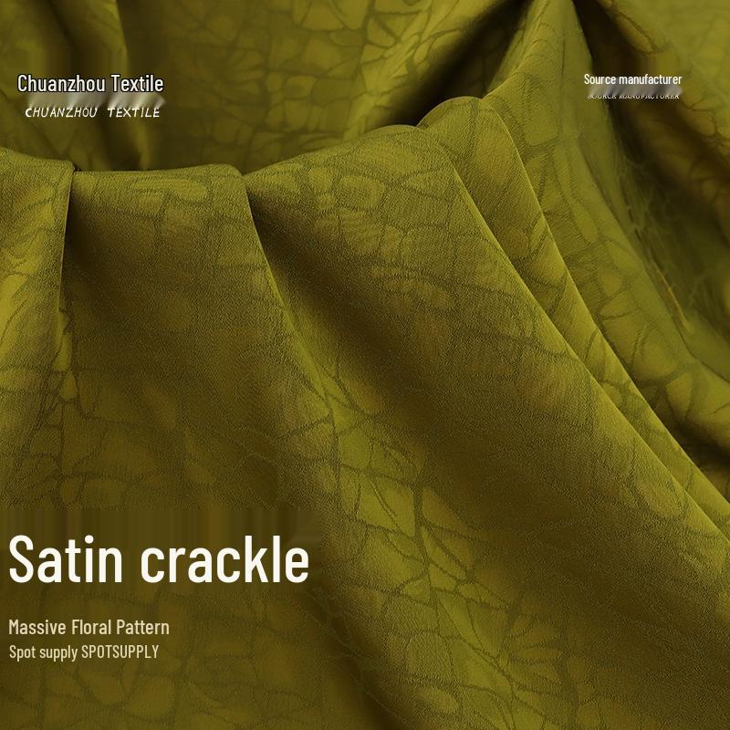 New Style Women's Hanfu Silk-Blend Satin Jacquard Fabric