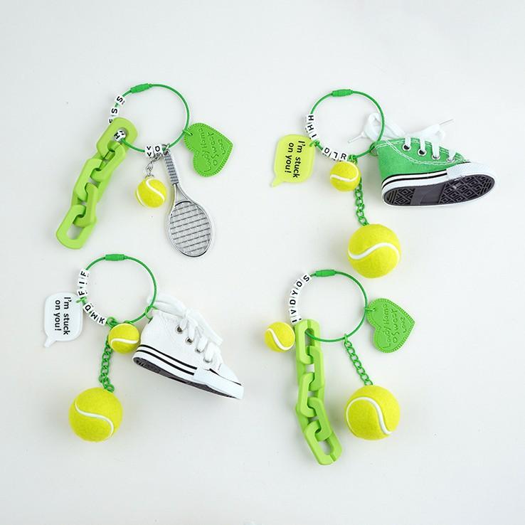 Unisex Bag Pendants Tennis Shoes Cute Kawaii Funny Fashionable Bag Accessories High-quality Multifunctional Keychains For Couple
