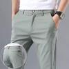 Spring Autumn Thin Slim Men Casual Pants Classic Business Cotton Stretch Golf Trousers Male Clothing Pants