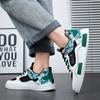 Fashion Trend Men Flat Shoes Summer Breathable Men Leather Low-top Casual Shoes Fashion Man Jogging Sport Shoes Sneakers Tenis Masculino