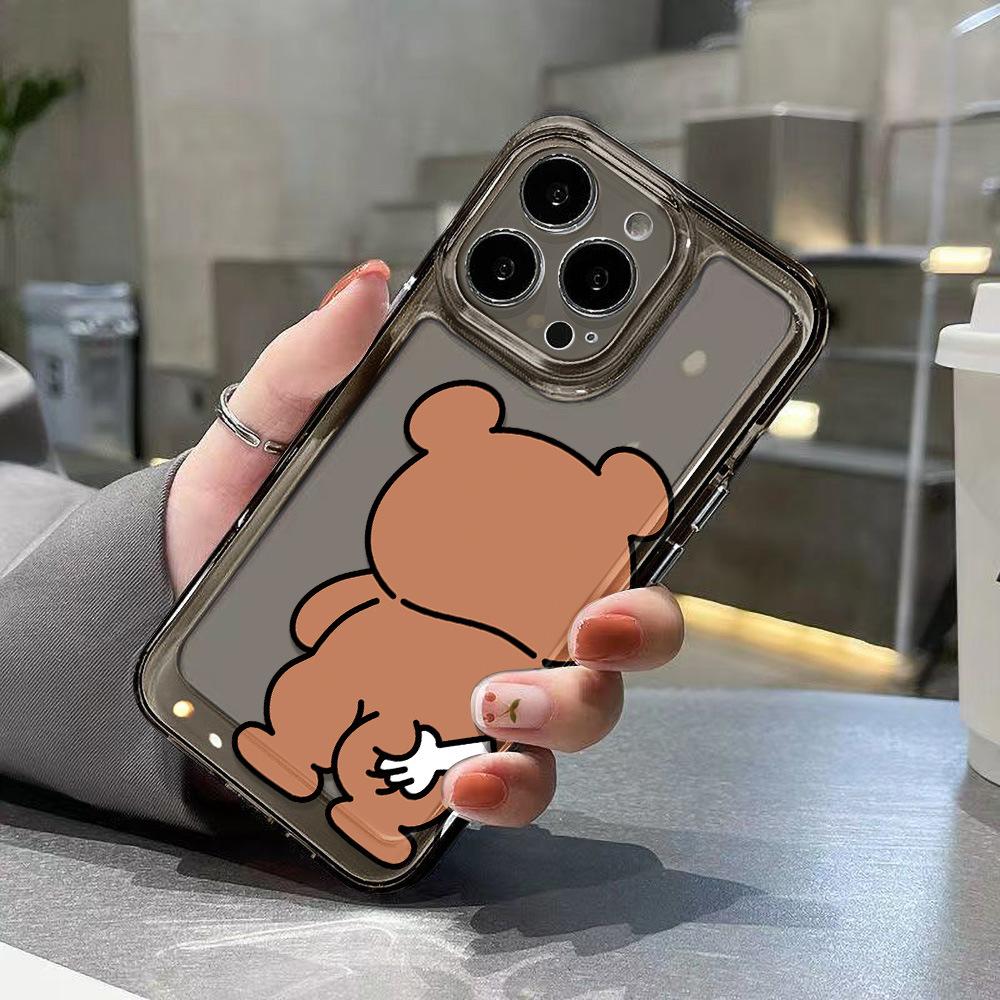 Grab the Butt Bear for iPhone17promax Mobile Phone Case Apple 16 Cartoon 14/15 Personality 13 Anti-drop X