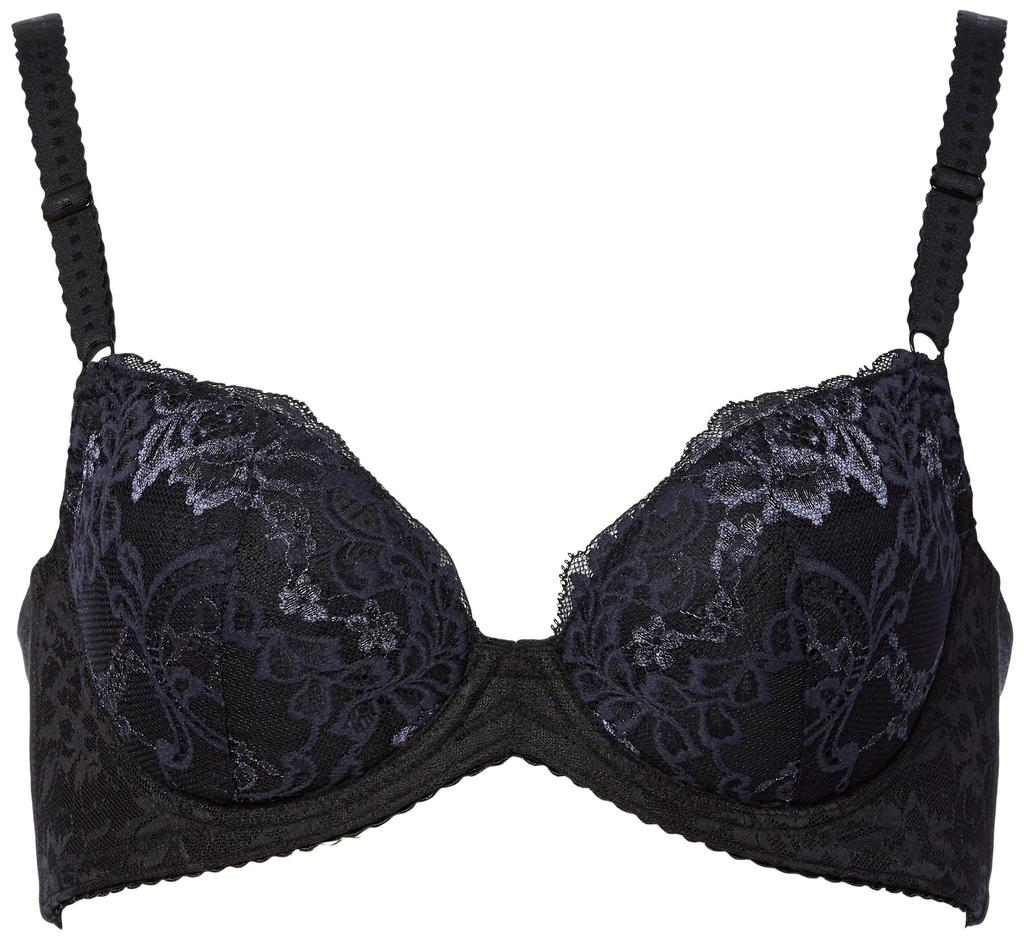 BL for a Sleek and Smooth Silhouette Wing/Wacoal Bra, 3/4 Cup, KB2506, Women's, B80,