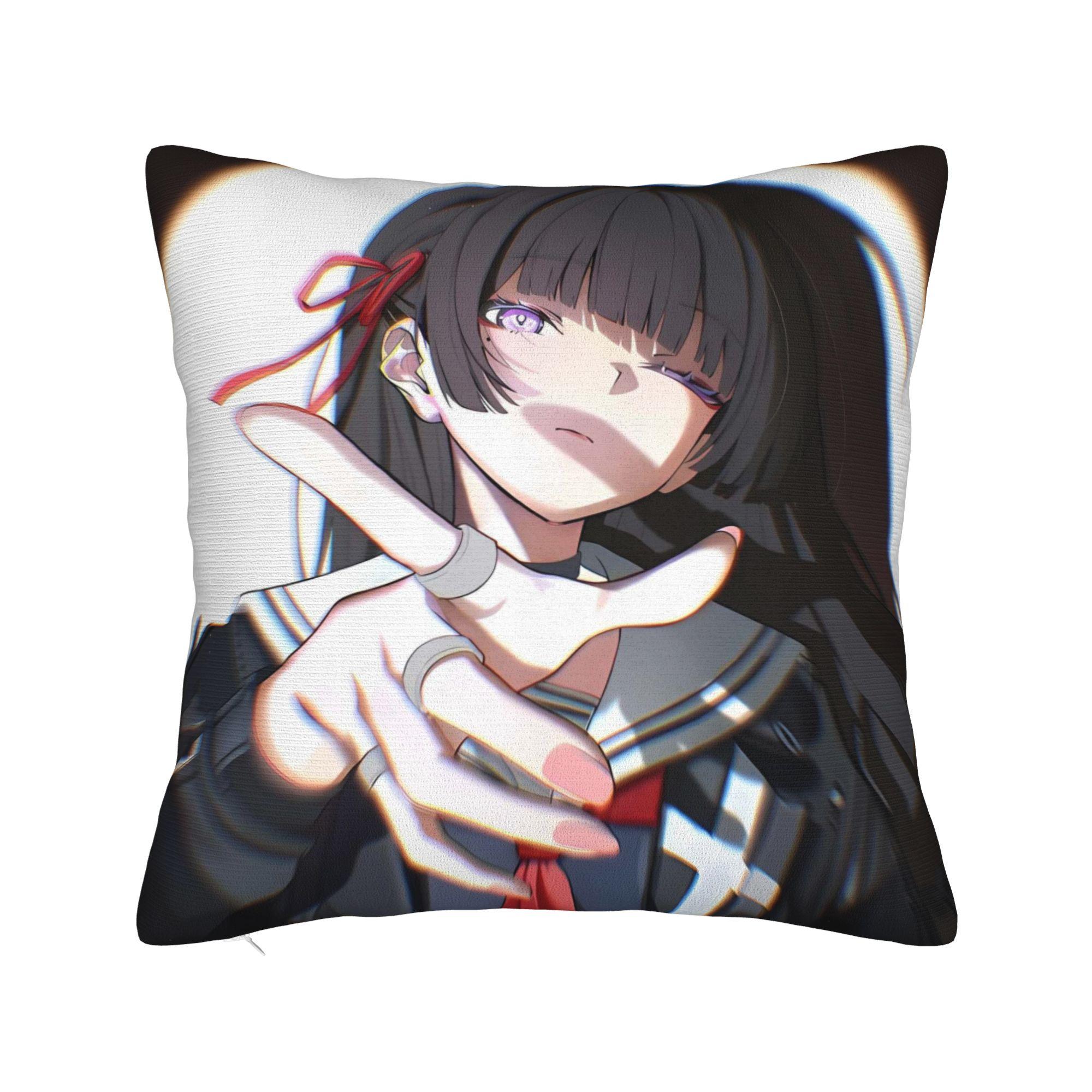 Наволочка Wuthering Waves Chisa Милая Смешная Наволочка Для Гостиной Дивана Наволочки 20x20Inch