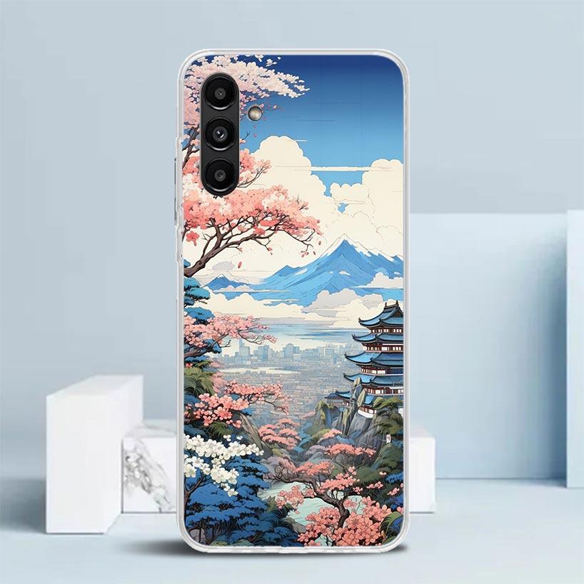 

Эстетичная Аниме Пейзажная Обложка для Samsung Galaxy A17 A37 A57 A16 A26 A36 A56 A15 A14 A55 Чехол для Телефона A13 A53 A25 A35 A24 A34 A23 Samsung A16