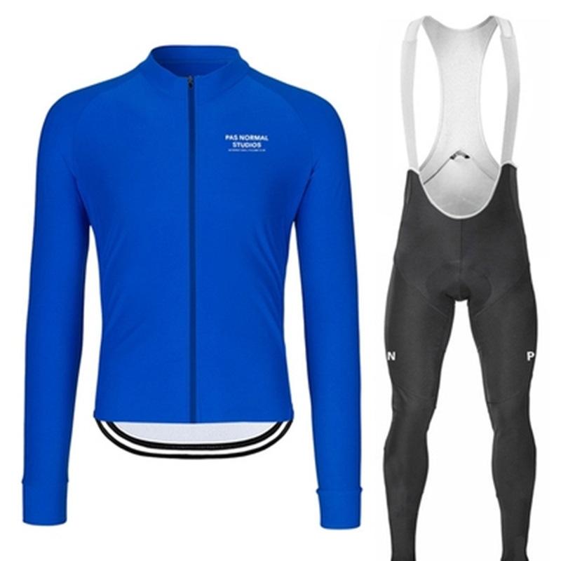 Autumn and Winter Long-sleeved Cycling Shirt Mountain Road Cycling Suit Strap Set 2026 Autumn Breathable Cycling Suit Set