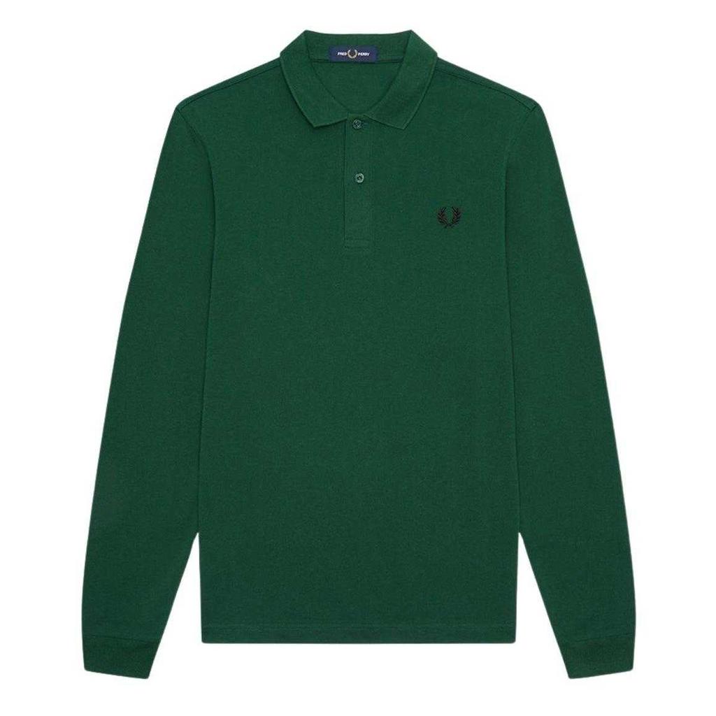 Fred Perry Unisex Adult Plain Long-Sleeved Polo Shirt
