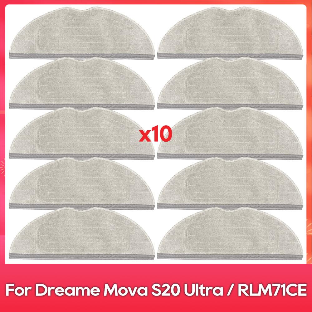 Compatible For ( Dreame Mova S20 Ultra / RLM71CE ) Spare Part Main Side Brush Filter Mop Pad Dust Bag Accessories Consumables