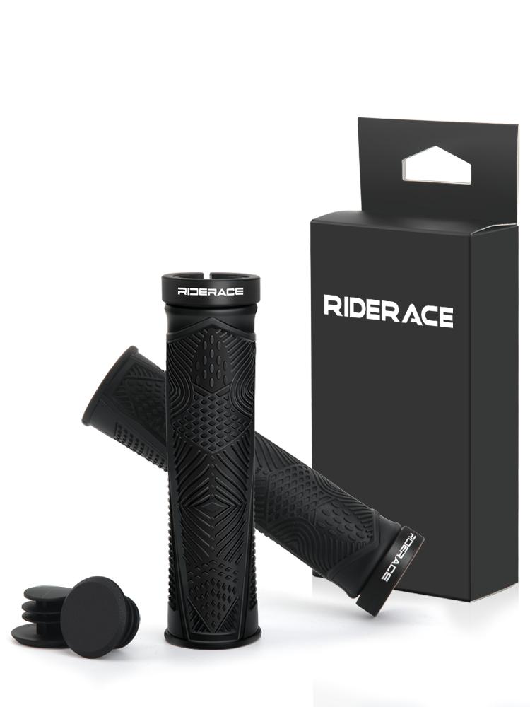 Bicycle Handlebar Grips Anti-Skid Shock-Absorbing Mountain Bike Handlebar Cover Ergonomic Comfortable Rubber Cycling Accessories