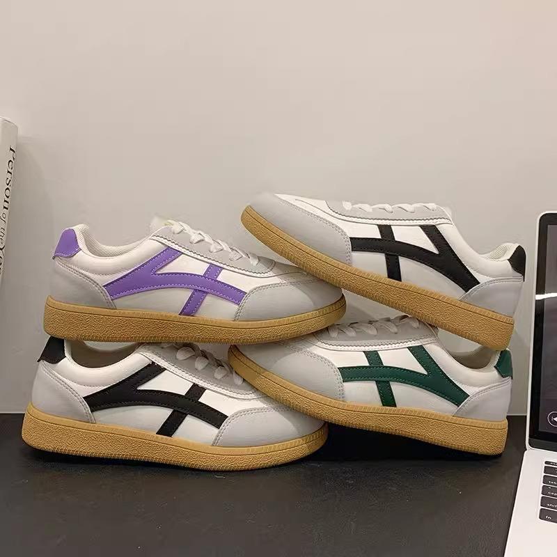 Popular flat-bottomed German training shoes 2025 spring and autumn new versatile sports and leisure board shoes breathable and non-slip Forre